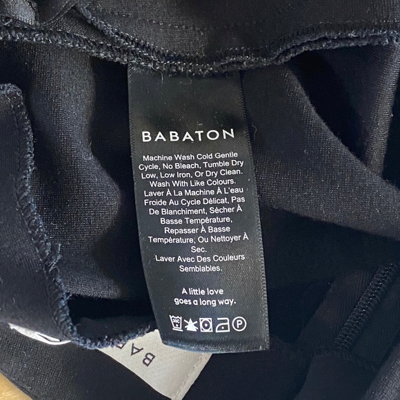 Babaton Asymmetrical Black Jethro Skirt - Picture 6 of 6